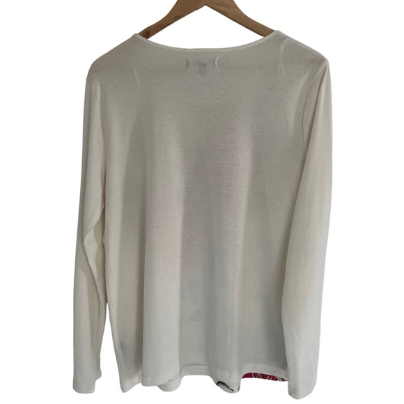 ROSE DESIGN LONG SLEEVE TSHIRT SIZE LARGE - Picture 3 of 8